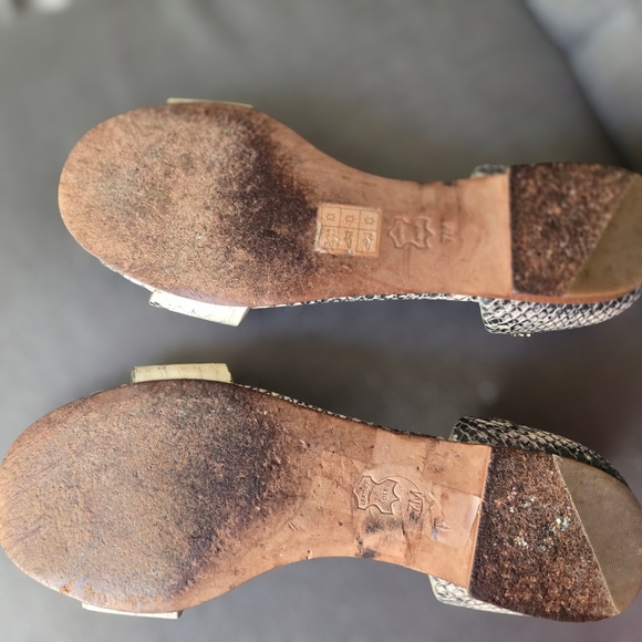 Tory Burch Snakeskin Print D’Orsay Flats – Size 7 🐍 - Picture 5 of 10